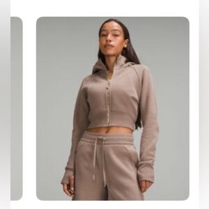 Lululemon cropped scuba hoodie